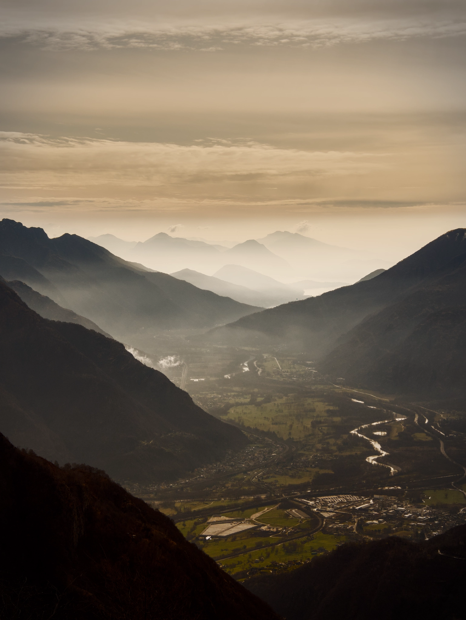Alba sul fondovalle